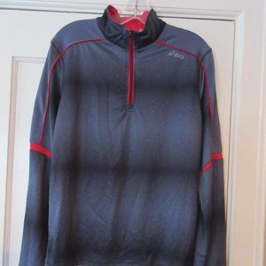 Asics kids pullover mid zipper jacket